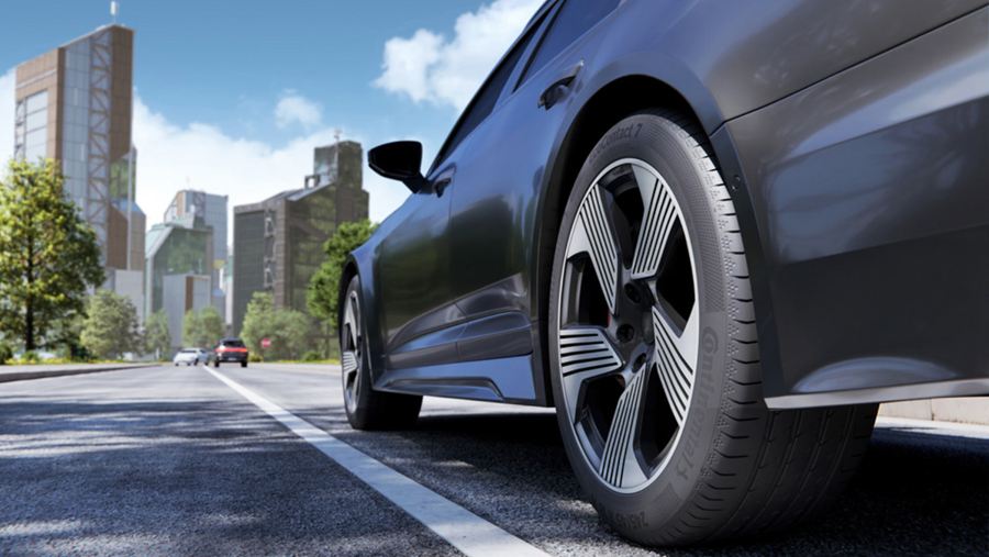 Škoda Elroq krijgt Continental EcoContact 7 met golfbal-dimples
