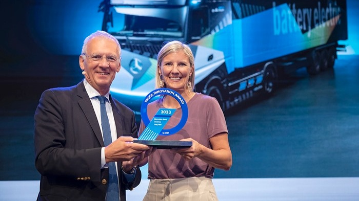 eActros LongHaul wint de 'Truck Innovation Award 2023'