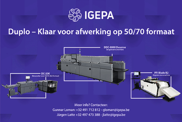 Igepa biedt een volledig pakket aan voor afwerking op B2