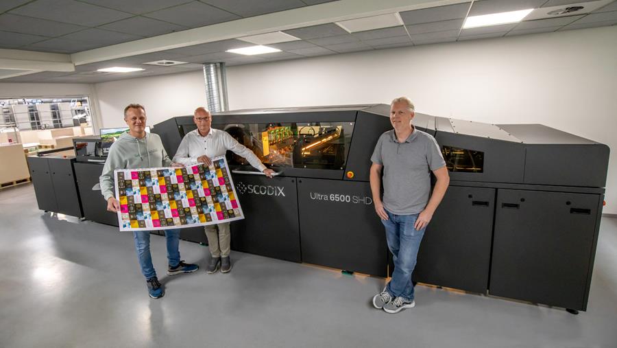 Eerste Scodix-installatie op B1-formaat in de Benelux